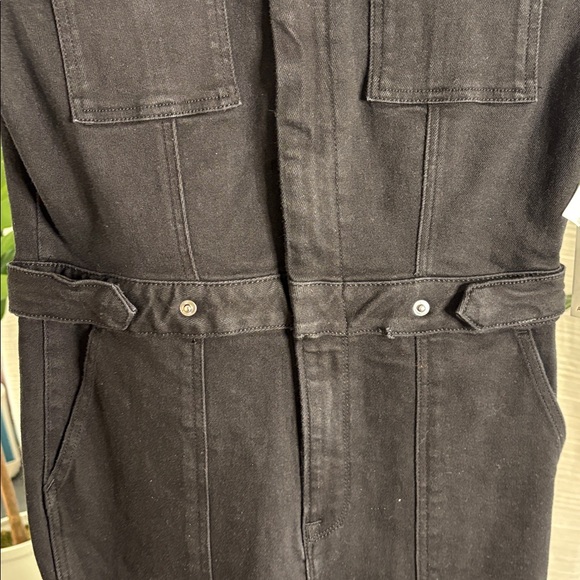 Good American Black Denim Jumpsuit - Picture 4 of 5